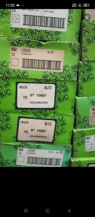 Mecanismos eléctricos BJC liquidación 