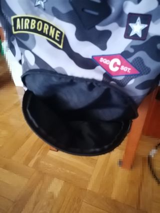 Mochila CoolPack camuflaje gris
