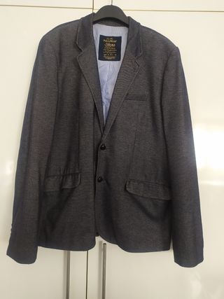 Blazer Pull&Bear Hombre XL Gris