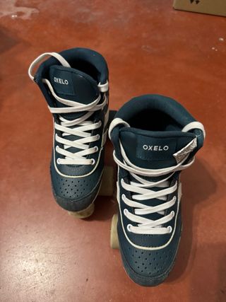 Patines Oxelo 4 ruedas talla 35 + kit protector 