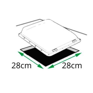 Claraboya MPK 28x28 con mosquitera caravana