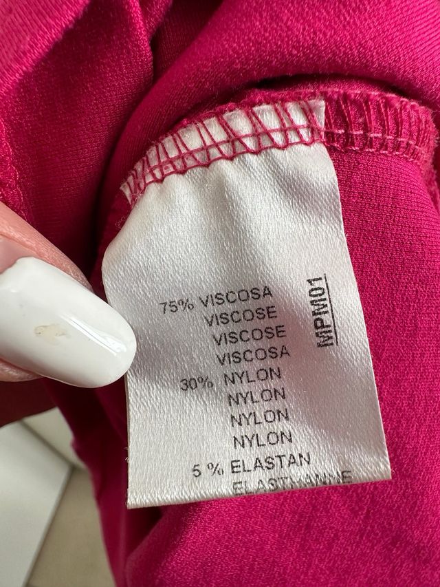 Blusa rosa manica 3/4