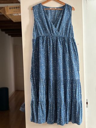 Vestido premamá Jojo Maman - Azul - M