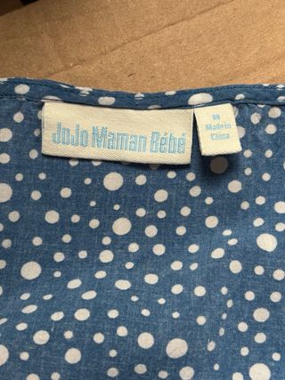 Vestido premamá Jojo Maman - Azul - M