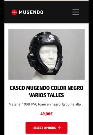 Casco Mugendo Nuevo