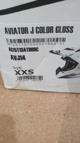 Casco Motocross Airoh blanco