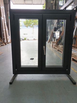 Ventana PVC Gris 7016 mate