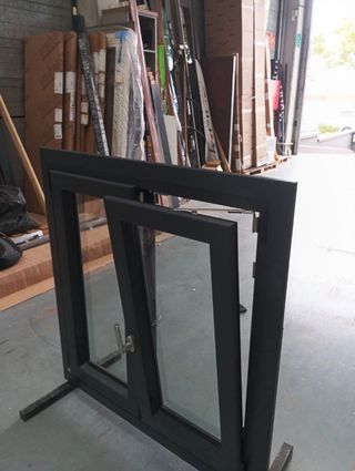 Ventana PVC Gris 7016 mate