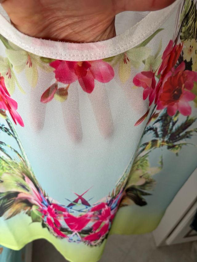 Maglia floreale & Jeans