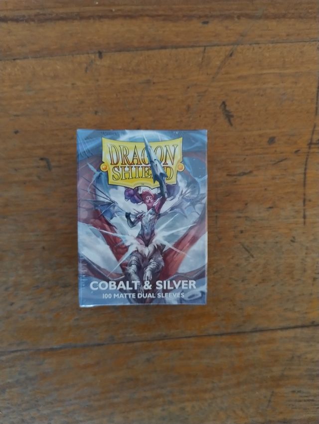 Dragon Shield Dual Matte Cobalt/Silver Sealed