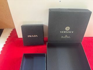 Scatole regalo Prada Versace