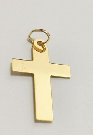Crucifijo oro 18k - Relicario