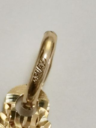 Crucifijo oro 18k - Relicario