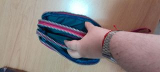 Bolso de mano rosa