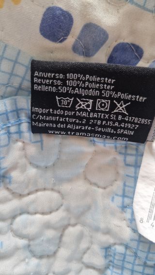 Colcha infantil azul