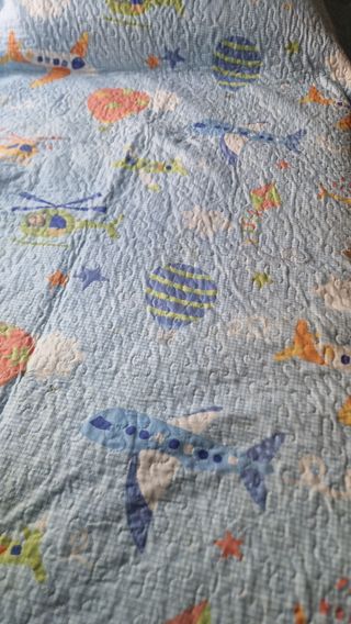 Colcha infantil azul
