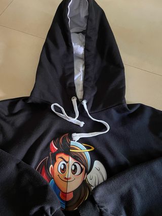 Sudadera original negra ARTA para niña, como nuevo