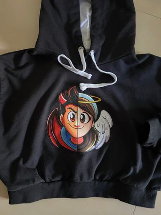 Sudadera original negra ARTA para niña, como nuevo