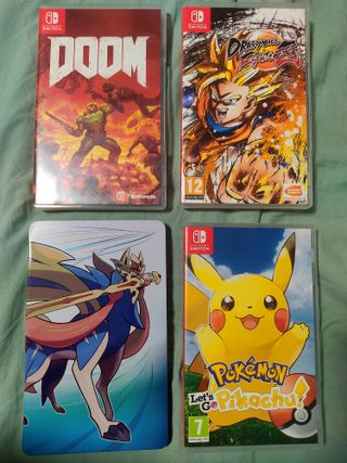 4 juegos Nintendo Switch