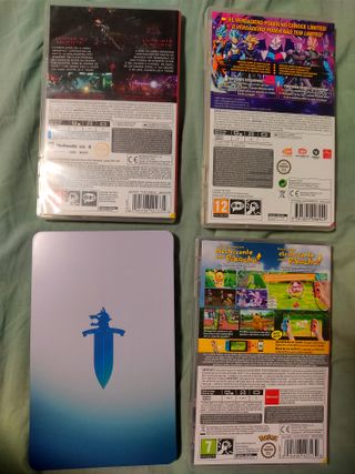 4 juegos Nintendo Switch