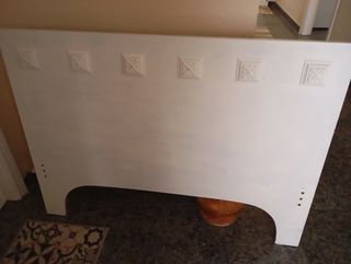 Cabecero blanco madera - Dormitorio