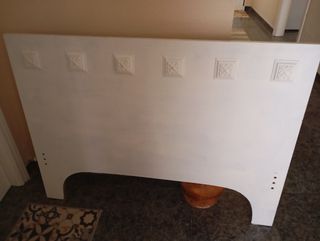 Cabecero blanco madera - Dormitorio