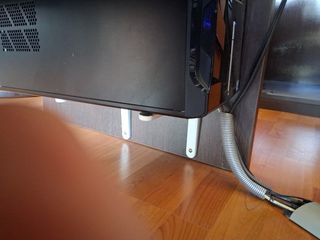 Mesa escritorio marrón wengé