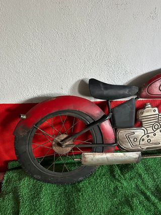 Moto decorativa chapa metálica