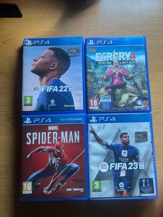 5 Juegos PS4 - FIFA, Red Dead, Far Cry