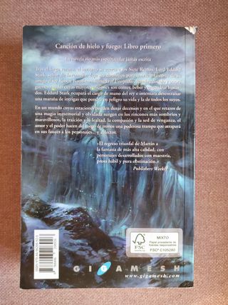 Canción de hielo y fuego: Juego de tronos 