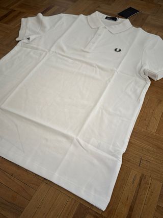 Polo Fred Perry blanco - nuevo