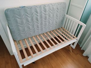 Cuna colecho madera blanca