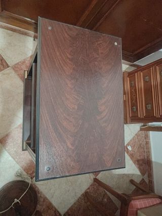 Mesita de comedor - Madera y metal