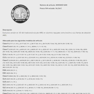 Tapabujes Mercedes Amg Originales 