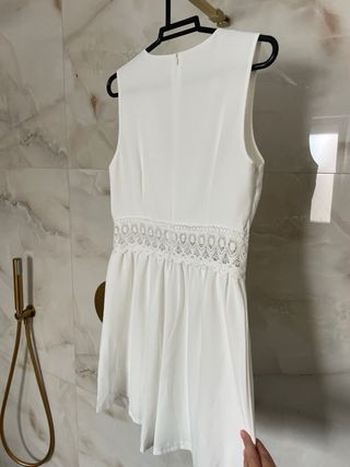 Mono blanco SHEIN encaje talla M