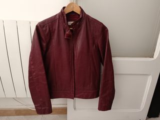 Chaqueta cuero mujer