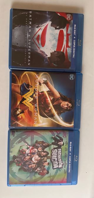 Blu-ray DC Comics: Batman, Wonder Woman, Escuadrón