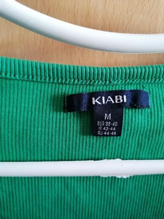 Camiseta manga corta verde