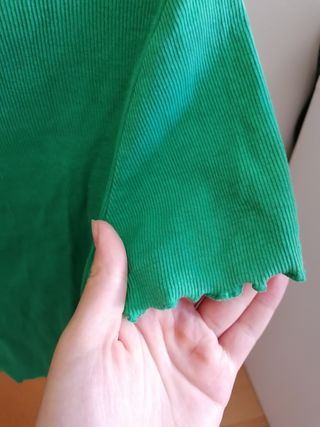 Camiseta manga corta verde