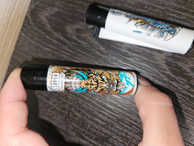 4 Accendini Clipper Dragon