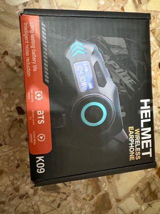 Intercomunicador impermeable moto Bluetooth