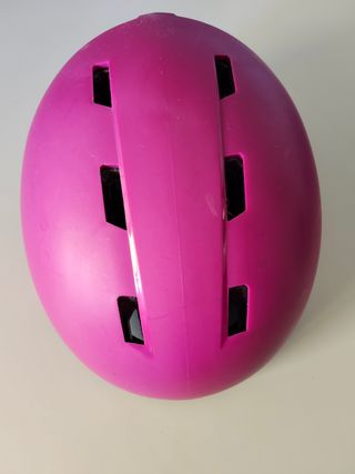 Casco esquí niña rosa