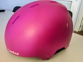 Casco esquí niña rosa