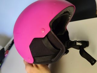 Casco esquí niña rosa