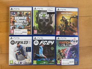 PS5 + 2 controller + 6 giochi | Cuffie gratuite