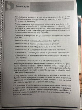 Metodología Grado de deportes
