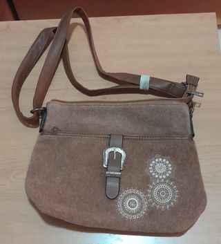 Bolso bandolera marrón