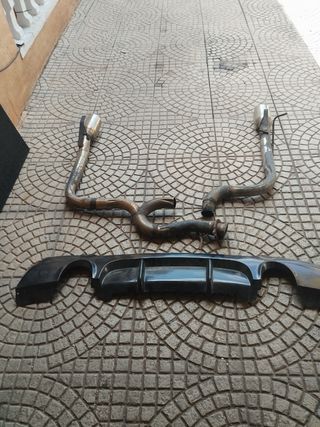 Difusor escape BMW 330i/320i para captar y soldar