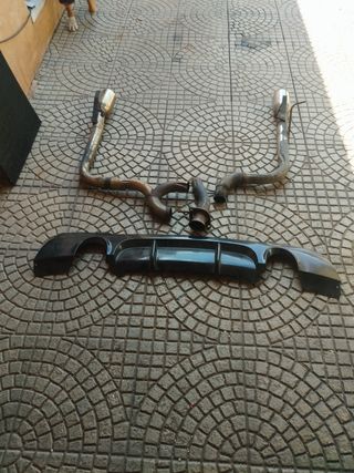 Difusor escape BMW 330i/320i para captar y soldar