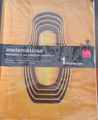 Matemáticas aplicadas a las ciencias sociales I...